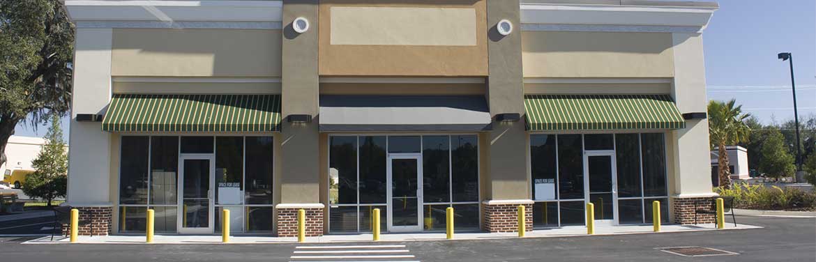Disinfecting & Sanitizing Services exterior retail building