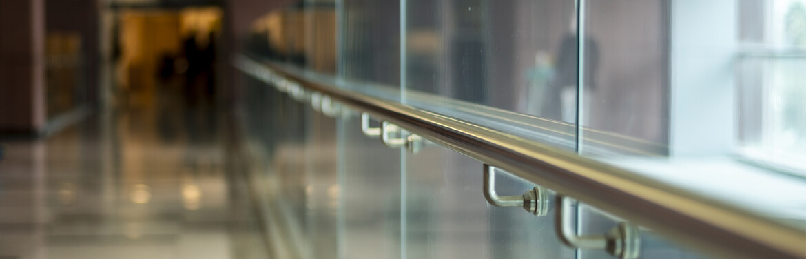 Disinfection Services chrome railing