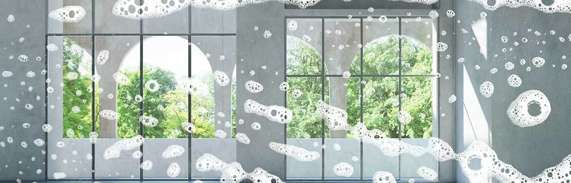 soap on windows