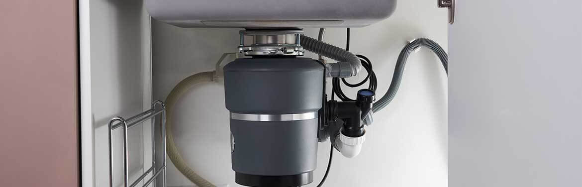 garbage disposal after installation